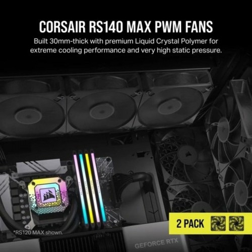 Вентилятор в корпусе Corsair RS120 MAX PWM image 4