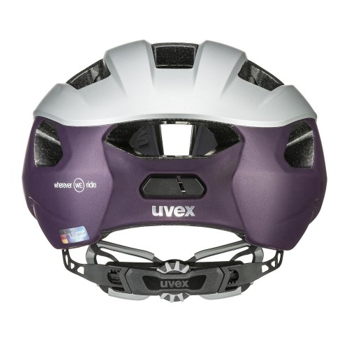 Velo ķivere Uvex Rise cc silver-plum WE-52-56CM image 4