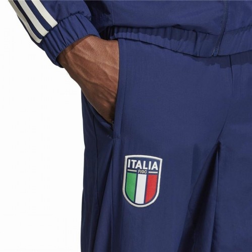 Football Training Trousers for Adults Adidas Italia Blue Men image 4