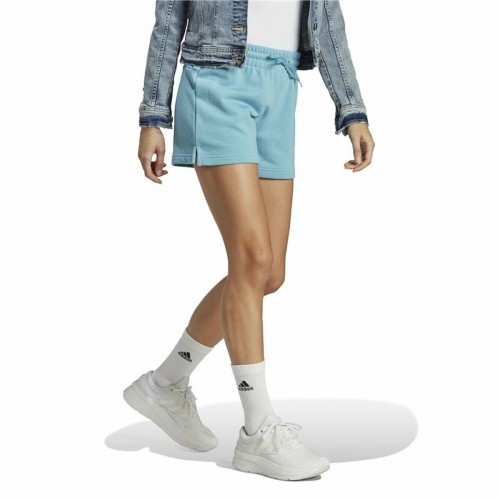 Спортивные женские шорты Adidas Linear Светло-циановый image 4