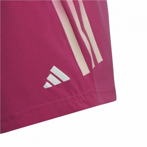 Спортивные шорты для мальчиков Adidas 3 Stripes Темно-розовый image 4
