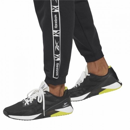 Длинные спортивные штаны Reebok Ri Tape Чёрный image 4
