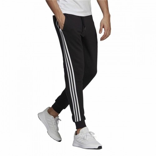 Pieaugušo bikses Adidas 3 Stripes Fl F Pt Melns Vīriešu image 4