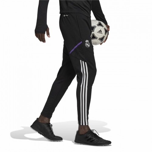 Футбольные тренировочные брюки для взрослых Real Madrid C.F. Condivo 22 Чёрный Мужской image 4