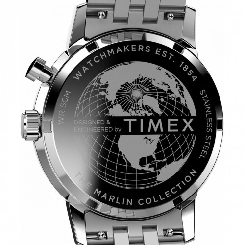 Vīriešu Pulkstenis Timex MARLIN MOONPHASE Sudrabains (Ø 40 mm) image 4