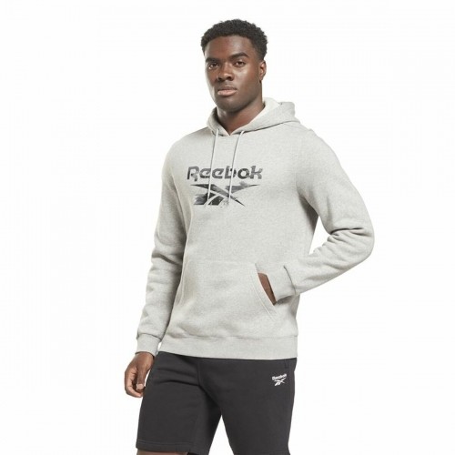 Vīriešu Sporta Krekls ar Kapuci Reebok RI Modern Camo OTH Balts Pelēks image 4