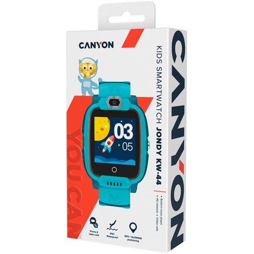 CANYON kids watch Jondy KW-44 4G Camera GPS Music Green image 4