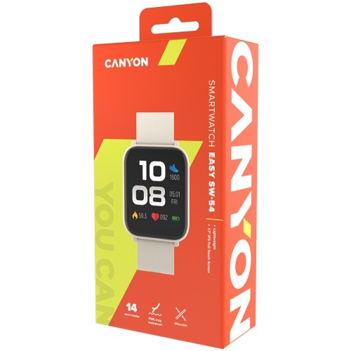 CANYON smart watch Easy SW-54 Beige image 4