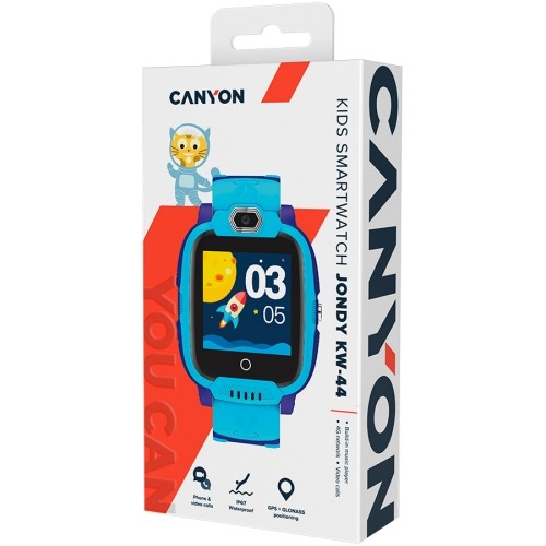 CANYON kids watch Jondy KW-44 4G Camera GPS Music Blue image 4