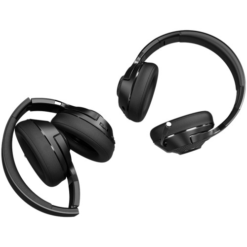 LORGAR Noah 500, Wireless Gaming headset with microphone, JL7006, BT 5.3, battery life up to 58 h (1000mAh), USB (C) charging cable (0.8m), 3.5 mm AUX cable (1.5m), size: 195*185*80mm, 0.24kg, black image 4