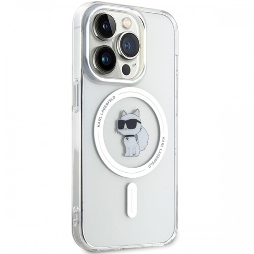 Karl Lagerfeld KLHMP14LHFCCNOT iPhone 14 Pro 6.1" przezroczysty|transparent hardcase IML Choupette MagSafe image 4