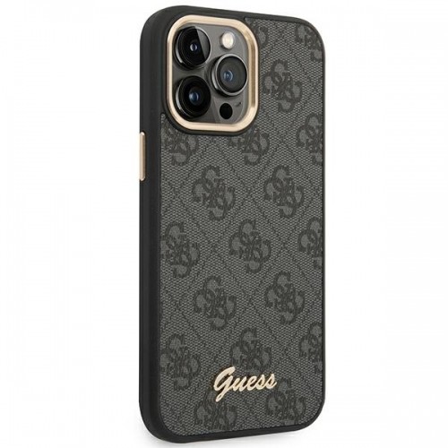 Guess PC|TPU 4G Metal Camera Outline Case for iPhone 14 Pro Max Black image 4