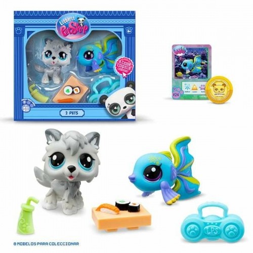 Figūru komplekts Bandai Littlest Pet Shop 2 Daudzums Mājdzīvnieki image 4