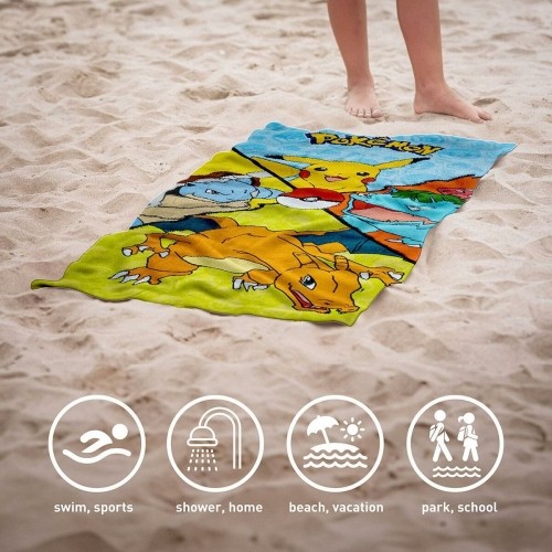 Pokemon Пляжное полотенце Pokémon Разноцветный 70 x 140 cm image 4