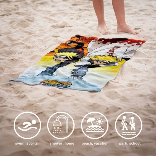 Пляжное полотенце Naruto Разноцветный 70 x 140 cm image 4