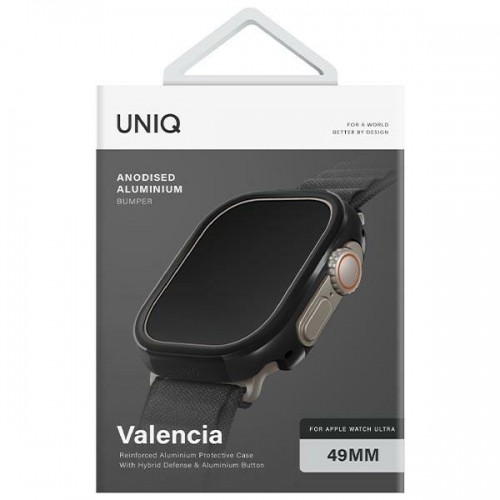 UNIQ etui Valencia Apple Watch Ultra 49 mm. czarny|midnight black image 4