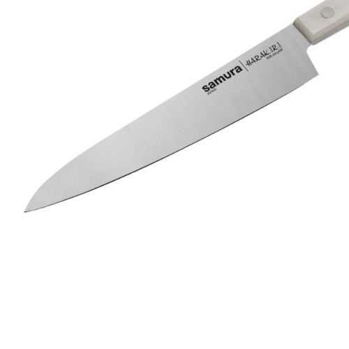 Samura Harakiri Acryl Универсальный Кухонный нож 150mm с акриловой ручкой с AUS 8 кованной японской стали 58 HRC image 4