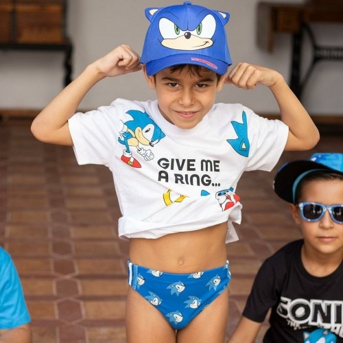 Children’s Bathing Costume Sonic Dark blue image 4