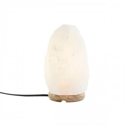 Galda lampa DKD Home Decor Balts Sāls Akācija 15 W 220 V 12 x 9 x 20 cm image 4