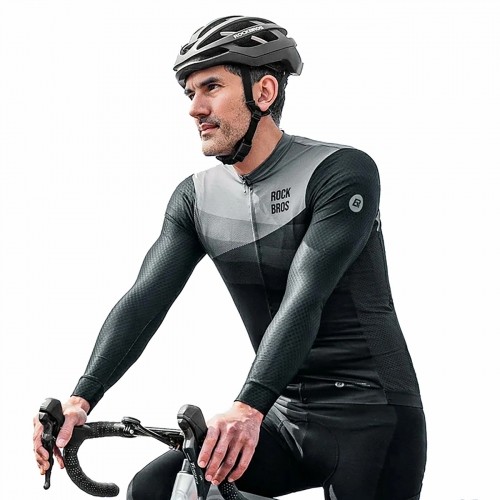 Rockbros cycling jersey 15120009005 long sleeve spring|summer XXL - black image 4