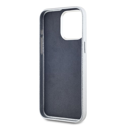 Karl Lagerfeld Grained PU Hotel RSG Case for iPhone 15 Pro Grey image 4