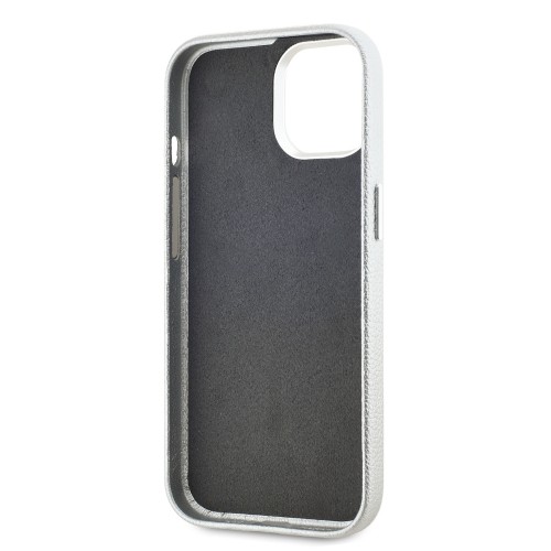 Karl Lagerfeld Grained PU Hotel RSG Case for iPhone 15 Grey image 4