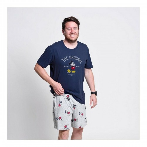 Pajama Mickey Mouse Tumši zils (Odrasle) Vīriešu image 4