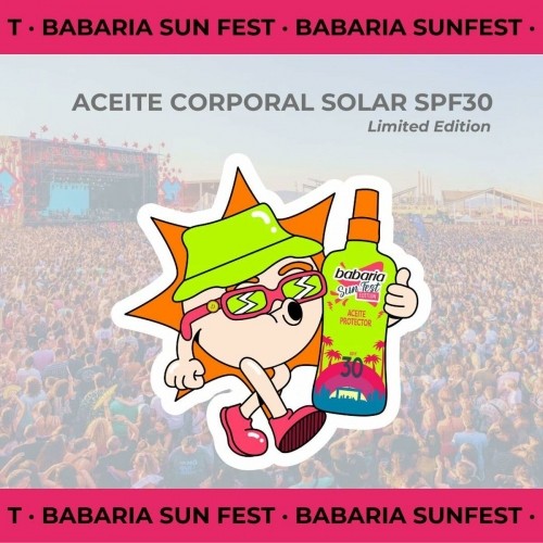 Protective Oil Babaria Sun Fest Spf 30 200 ml Oil Limited edition image 4