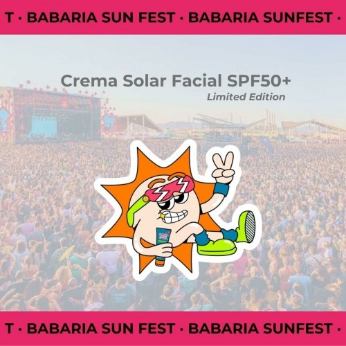 Facial Sun Cream Babaria Sun Fest SPF 50+ 75 ml Limited edition Cream image 4