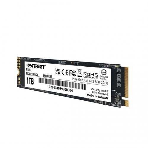 Patriot Memory SSD Patriot Viper P320 M.2 PCI-Ex4 NVMe 512GB 3GB/s image 4