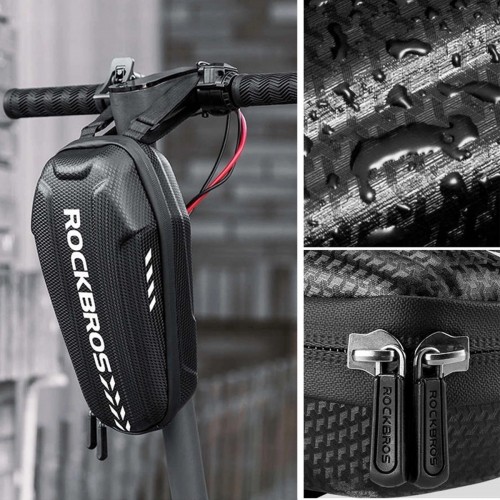 Rockbros B62-1 bicycle bag for handlebar or frame 3 l - black image 4