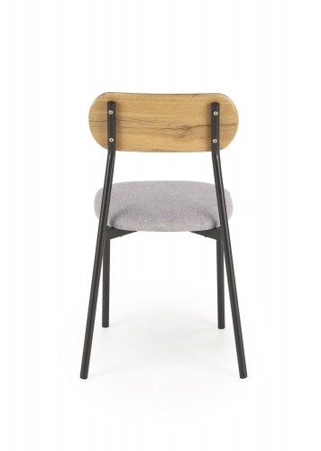 Halmar NANDO table + 2 chairs color: natural / black image 4