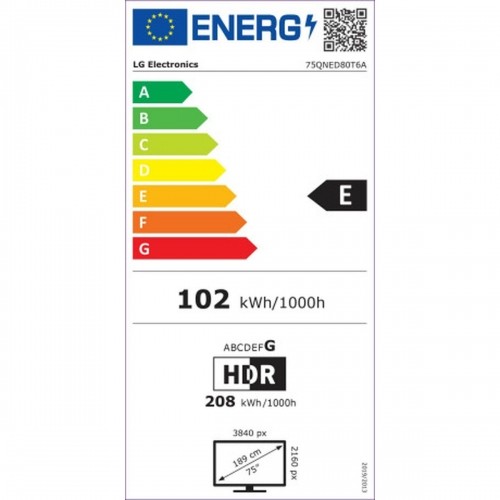 Смарт-ТВ LG 75QNED80T6A 4K Ultra HD 75" HDR QNED image 4