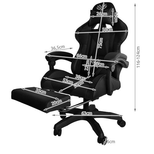 Gaming chair - black Dunmoon 24243 (17729-0) image 4