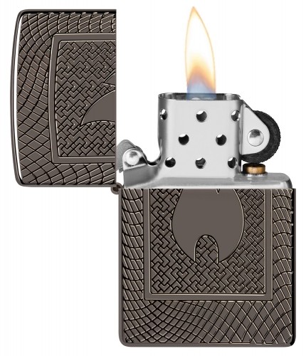 Zippo Lighter 48569 Armor™ Flame Pattern Design image 4