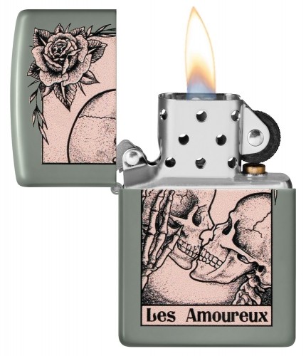 Zippo Lighter 48594 Death Kiss Design image 4
