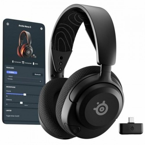 Austiņas ar Mikrofonu SteelSeries Melns image 4