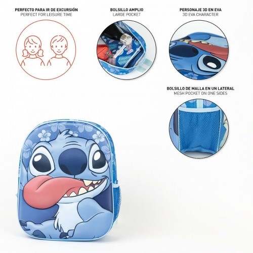 Школьный рюкзак Stitch Синий 25 x 31 x 10 cm image 4