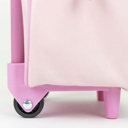 Школьный рюкзак с колесиками Minnie Mouse Розовый 25 x 37 x 10 cm image 4
