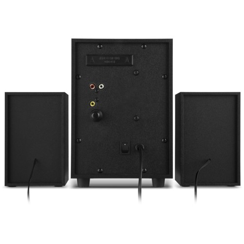 2.1 speakers SVEN MS-312, black, Bluetooth, FM, USB, Display, RC unit, power output 20W+2x10W (RMS) image 4