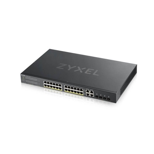 Zyxel GS1920-24HPV2 Managed Gigabit Ethernet (10/100/1000) Power over Ethernet (PoE) Black image 4