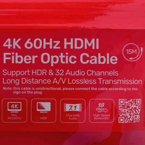 UNITEK HDMI CABLE 2.0 4K 60HZ AOC 15M image 4