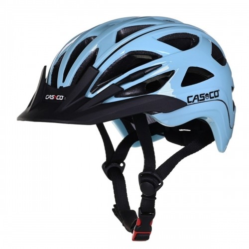 Adult's Cycling Helmet Casco ACTIV2 J Black Light Blue 52-56 cm image 4