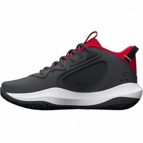 Basketball Shoes for Adults Under Armour Gs Lockdown Grey image 4