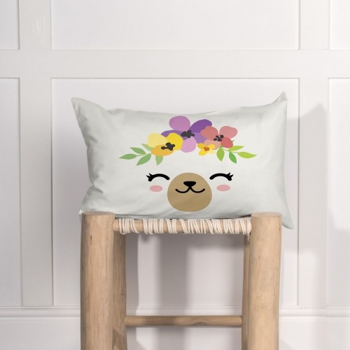 Чехол для подушки HappyFriday Moshi Moshi Cute Llamas Разноцветный 50 x 30 cm image 4