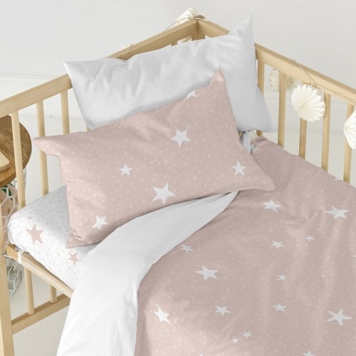 Комплект чехлов для одеяла HappyFriday Basic Kids Розовый Детская кроватка 2 Предметы image 4