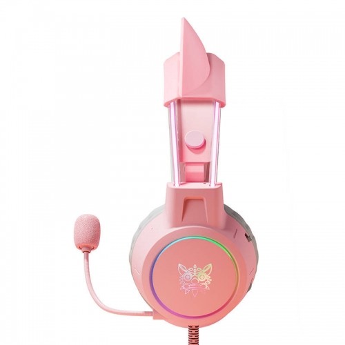 Gaming headphones ONIKUMA X15Pro Pink Cat's Ears image 4
