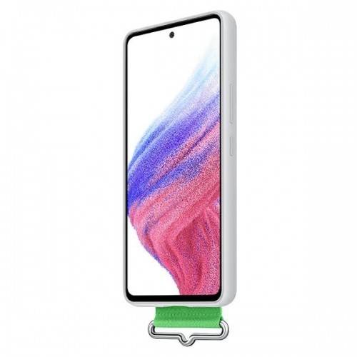 Samsung Silicone Cover Strap for Galaxy A53 5G white image 4