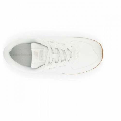 Children’s Casual Trainers New Balance 574 White image 4