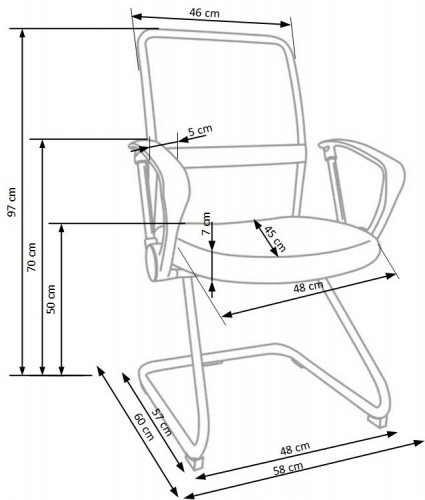 VIRE SKID chair color: black image 5